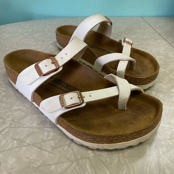 Birkenstock Mayari- White- Limited Edition White Sole - Picture 9 of 9